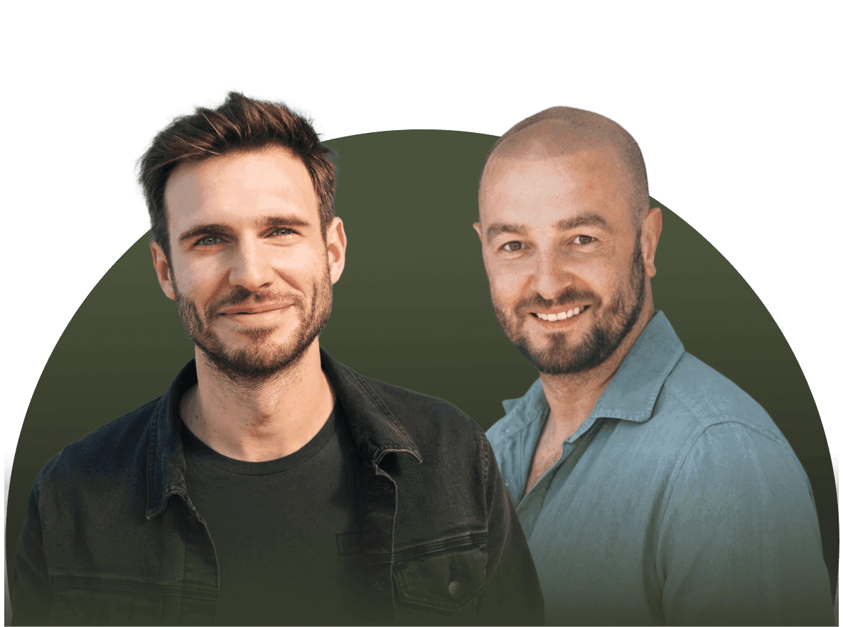 Adrian Wons and Djamel Mekibes, co-founders of Senken