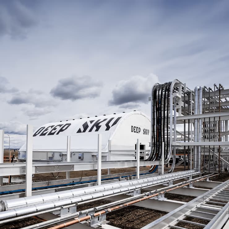 Deep Sky direct air capture units in Canada