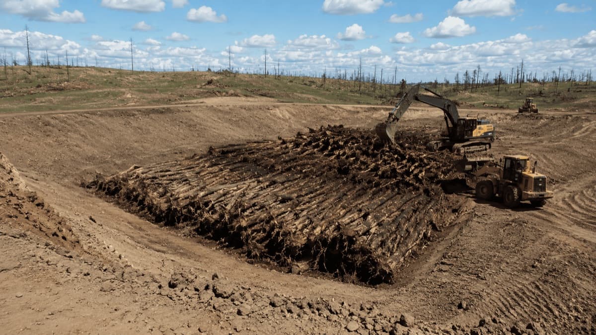 Biomass prepared for storage