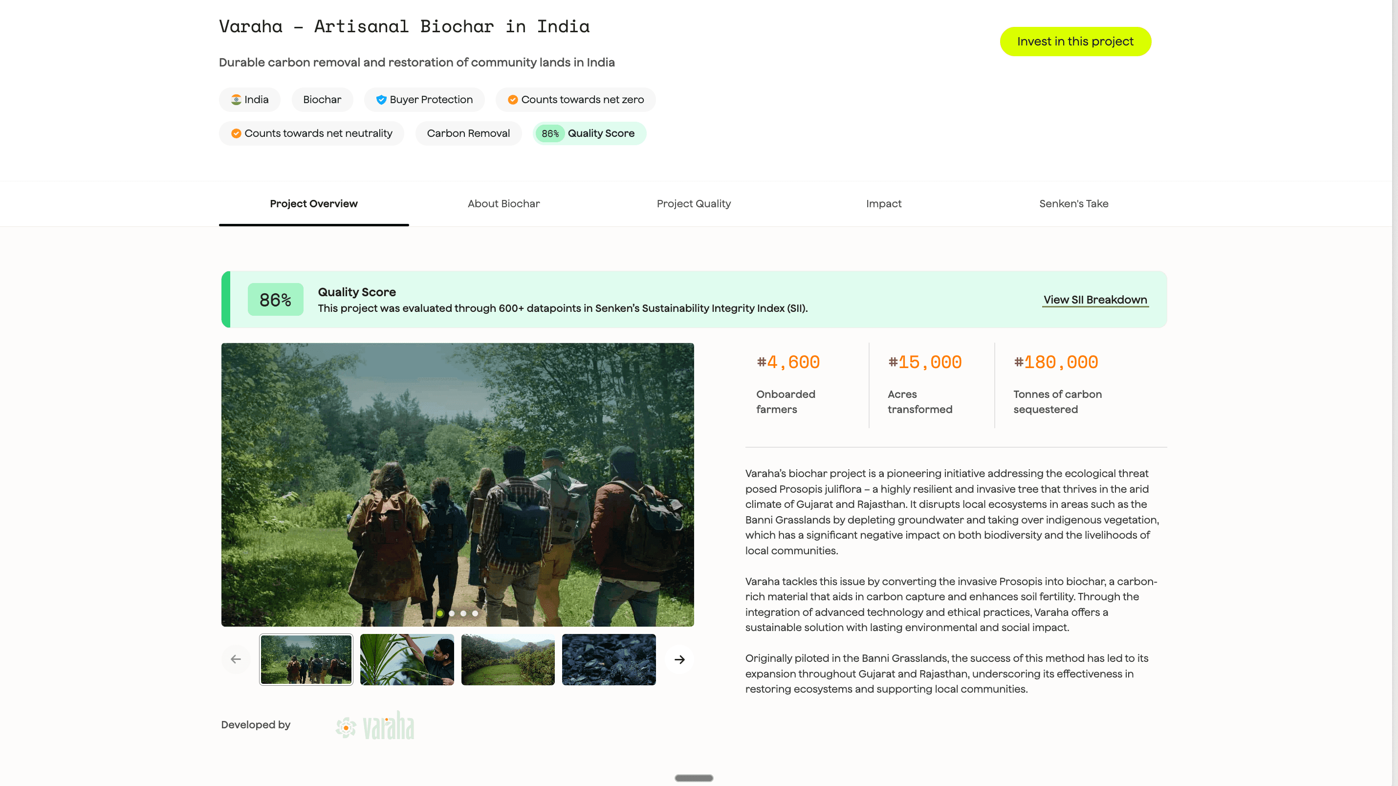 Pflanzenkohle-Projekt in Indien: Umwandlung von Maisabfällen in kohlenstoffreiche Pflanzenkohle für lokale Landwirte, Google-Abnahmevertrag