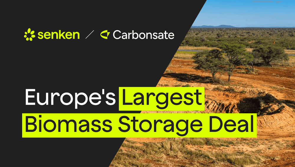 Senken and Carbonsate Sign Europe's Largest Biomass Storage Deal