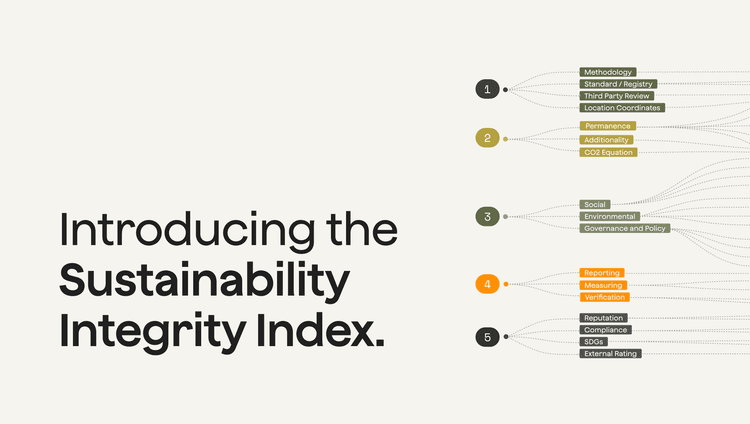 High Quality Carbon Credits Start With Better Data: Introducing Sustainability Integrity Index