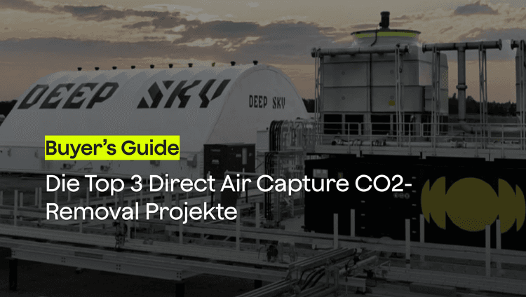 Die Top 3 Direct Air Capture CO2-Removal Projekte