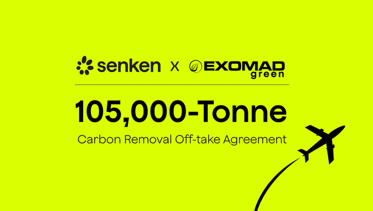 Senken and Exomad Green secure 105,000 tonnes of carbon removal credits for aviation industry