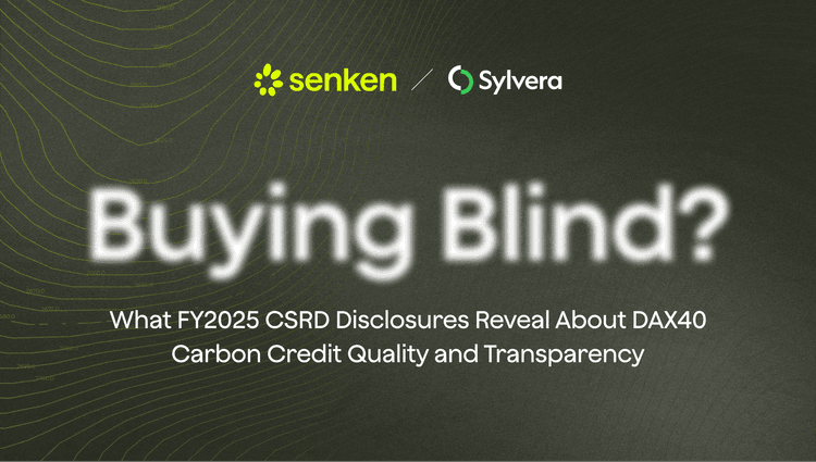 Buying Blind? Introducing our analysis of DAX40 carbon credit disclosures